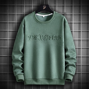 เสื้อฮู้ดผู้ชายทรงปกติ ผ้าฟลีซ 400 500 แกรม โพลีเอสเตอร์ผสมคอตตอน ปักลายนูน พิมพ์ลายสวยงาม เหมาะสำหรับใส่ในฤดูหนาว - Product Image 5