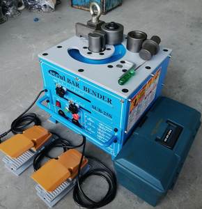 Machine à couper et à cintrer les barres d'acier de 25 mm, 220 V, pour le traitement des barres d'armature sur les chantiers de construction - Product Image 1