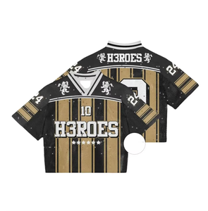 เสื้อเจอร์ซีย์อเมริกันฟุตบอลแบบทีมแฟนคลับสั่งทำพิเศษ ทันสมัย สวมใส่สบาย เหมาะสำหรับแฟนทีมและการสวมใส่ลำลอง ราคาขายส่ง - Product Image 6