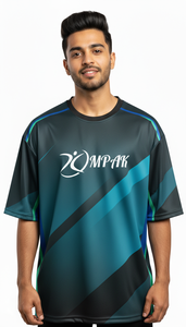 Camiseta de Moda Casual para Hombre, Corte Regular, Sublimada, de Poliéster/Algodón, Transpirable, Estilo Urbano - Product Image 4