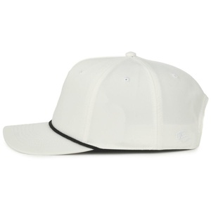 Casquette de baseball structurée classique de haute qualité à 5 panneaux, avec patch brodé et fermeture snapback en maille - Product Image 3