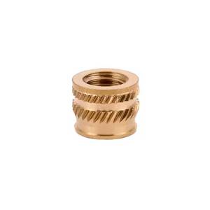 Double Hex Brass Insert High Precision Threaded Inserts for Plastic Moulding Industrial Grade <b>Fastening</b> Solution - Product Image 1