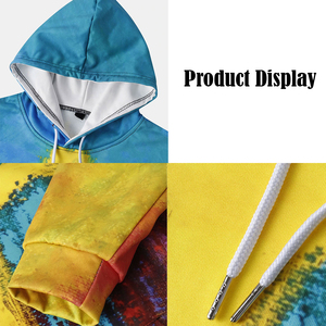 Sudadera con Capucha Personalizada con Logotipo Impreso, Sudadera con Sublimación, Ropa Casual de Invierno, Sudadera de Calle, 100% Poliéster Felpa - Product Image 3