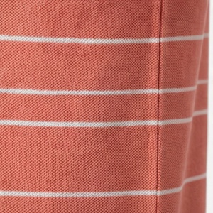Polo de Punto de Manga Corta a Rayas Coral para Hombre, Corte Regular Informal, Diseño con Botones - Product Image 5