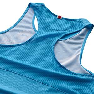 Camiseta Deportiva sin Mangas Sublimada con Logotipo Personalizado, MOQ Bajo, Malla de Poliéster de Alta Calidad, Secado Rápido, Transpirable, para Entrenamiento - Product Image 3