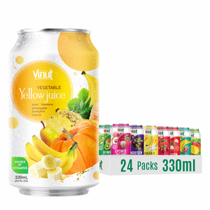 เครื่องดื่มน้ำผลไม้ปราศจากน้ำตาลกระป๋อง330มล. ฉลากส่วนตัวสั่งผลิตได้เอง - Product Image 1