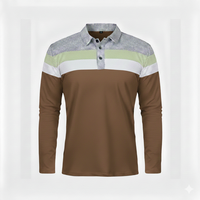 Fournisseur en gros Alibaba, chemises à manches longues pour hommes avec logo personnalisé brodé, qualité supérieure, coupe confortable, séchage rapide, toile