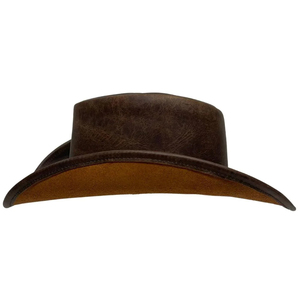 Sombreros Vaqueros de Cuero Genuino en Oferta, para Hombres y Mujeres, Nuevo Estilo Ecuestre, Sombrero Vaquero de Cuero con MOQ Bajo - Product Image 3