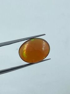 Opale de feu naturelle de qualité supérieure, forme ovale, pour la création de bijoux, 4,00 carats - Product Image 2
