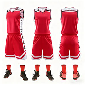 Uniforme de Baloncesto Personalizado de Alta Calidad – Camiseta y Pantalones Cortos Sublimados 100% Poliéster - Product Image 3