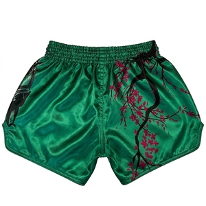 Muay Thai <b>Shorts</b> Classic MMA <b>Shorts</b> Side Slits Design Suitable for MMA Boxing <b>Kickboxing</b> Gym Workout - Product Image 6