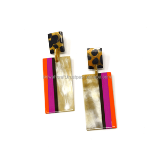 2025 pendientes de aro de resina de calidad superior fantástico diseño fabuloso lindo colorido mejor tarifa accesorios mejor joyería de Año Nuevo - Product Image 1