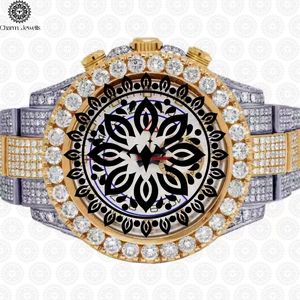 Montre mécanique de luxe pour homme en acier inoxydable, boîtier 40 mm, verre analogique, chronographe, mouvement automatique, étanche 10 bars - Product Image 6