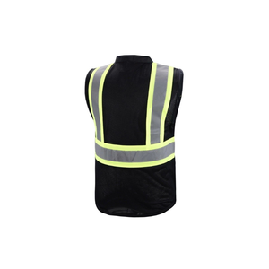 Gilet de sécurité haute visibilité, gilet réfléchissant en maille, ANSI EN ISO 20471 Classe 2, polyester, pour travaux routiers, uniforme pour hommes - Product Image 3