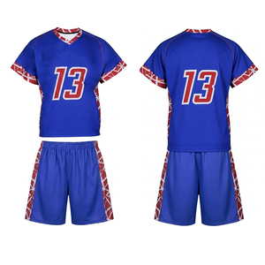 Tenue de lacrosse tendance la plus vendue, fabriquée en usine, avec un faible MOQ, en promotion : Ensemble maillot et short de lacrosse - Product Image 1