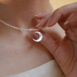 Collar con Colgante de Perla Natural de Agua Dulce, Cadena para Clavícula, Regalo para Mejor Amiga, Collares Finos con Colgante para Mujer - Product Image 3