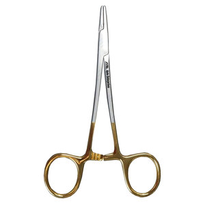 Instrumentos Quirúrgicos Manuales de Plástico Duradero y Acero Liso, Instrumentos Médicos de la Mejor Calidad, Portaagujas Halsey con Mandíbulas TC de 13 cm - Product Image 1