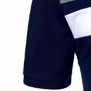 Camisa de Manga Corta Azul Claro para Hombre, 100% Algodón, Tela No Tejida, Bordado Frontal, Estampado Digital, Secado Rápido, Color Sólido - Product Image 4