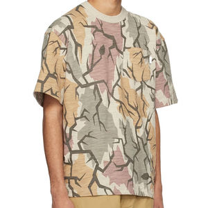 Camisetas de caza de punto extragrandes para hombre al por mayor, de manga corta, de alta calidad, cómodas, transpirables y de color liso. - Product Image 3