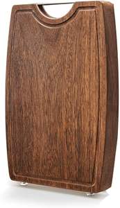 Tabla de Cortar Rectangular de Madera Maciza Resistente para Preparación y Servicio de Carne, Superficie Lisa, Tabla de Picar para Cocina - Product Image 2