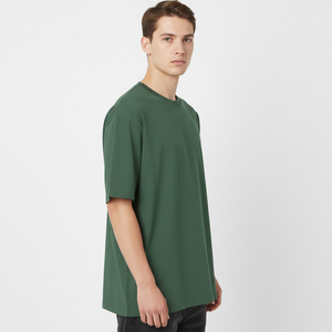 T-shirt unisexe surdimensionné de haute qualité 100% coton 260 grammes, logo personnalisé, tricoté lourd, taille surdimensionnée - Product Image 3