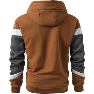 Sweat-shirt à capuche 100 % coton 400 g/m² pour homme, personnalisable avec logo brodé, motif uni, teinture unie, idéal pour la vente d'hiver, durable - Product Image 3