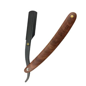 Lame de rasoir de barbier, rasoir droit en acier inoxydable allemand, rasoir pliant en acier inoxydable - Product Image 5