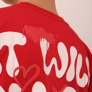 T-shirts pour hommes, coupe parfaite, haute qualité, répondant aux exigences des clients, impression de logo, fabrication en usine, t-shirts pour adolescents - Product Image 3