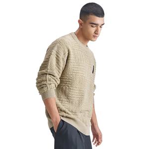 Suéter de mohair de alta calidad, transpirable, con logotipo bordado, cuello redondo, para hombre, grueso, ecológico. - Product Image 3