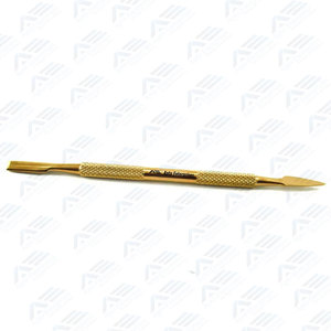 Pousse-cuticules et coupe-ongles en acier inoxydable argenté pour manucure, outil de suppression du vernis à ongles, pousse-cuticules rond en acier inoxydable - Product Image 3