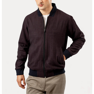 Chaquetas Bomber para Hombre, Nueva Colección, Cuello Alto, Cierre de Cremallera, Ropa Exterior Informal, Material de Poliéster - Product Image 2
