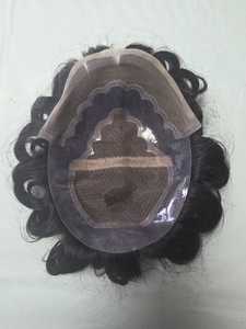 Peluca de Cabello Humano Virgen Taz Hair BD, Estilo Bollywood, Prótesis Capilar Suave de Cabello Indio para Hombres, Toupee Remy - Product Image 6