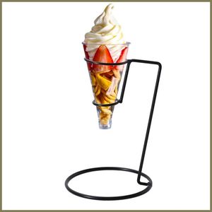 Rose & Black Metal <b>Wire</b> Iron Available Kitchen Fast Food Display Stand Black Small Size Chip <b>Shelf</b> French Fries <b>Shelf</b> Stand - Product Image 2