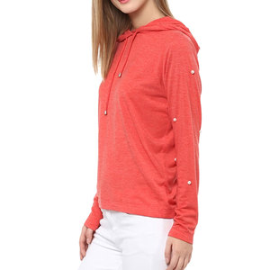 Sweat-shirt ample tendance pour femme, design personnalisé, en polaire unie, vêtement d'entraînement sportif professionnel, nouveau style 2026 - Product Image 1