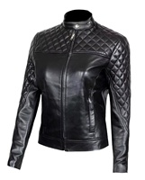 Veste de moto en cuir de vache véritable et peau de mouton pour femme, conçue sur mesure, respirante, imperméable, hiver, automne, haute qualité