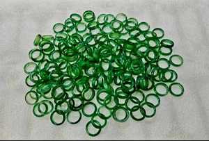 แหวนหยกเจไดต์เรียบง่ายสำหรับทุกเพศ ยี่ห้อ Abarke หยกสีเขียวธรรมชาติ พร้อมโลโก้สั่งทำได้ ขัดเงา สไตล์ฮวงจุ้ย พกพาสะดวก - Product Image 3