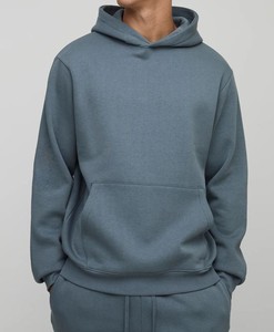 Sudadera con Capucha Extra Grande para Hombre, 100% Algodón, Alta Calidad, 500gsm, Tejido Grueso, Hombros Caídos, Color Sólido, para Otoño - Product Image 5