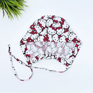 Chapeau d'infirmière de qualité supérieure, réglable avec lien à nouer, bonnet chirurgical respirant pour infirmières, médecins, personnel médical, confortable pour le travail - Product Image 6