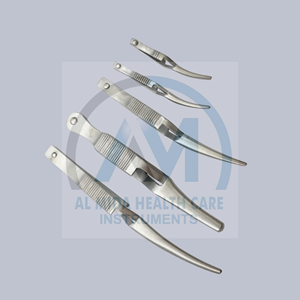 Al Mida Healthcare Yasargil Aneurysm Clips AMHC-R-21 Stainless Steel Manual CE ISO13485 Certified Class II Ergonomic <b>Instrument</b> - Product Image 3