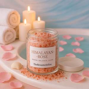 Huile Essentielle Parfumée au Sel de l'Himalaya et à la Lavande Bio, Mélange Minéral Relaxant et Revitalisant pour Bain et Spa, Sculptée et Écologique - Product Image 3