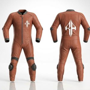 ชุดหนังขี่มอเตอร์ไซค์ผู้ชาย รุ่นล่าสุด ชุดแข่งหนังแท้สำหรับฤดูหนาว ออกแบบคุณภาพพรีเมียมตามสั่ง - Product Image 1