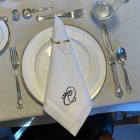 Serviettes en lin personnalisées brodées à la main, serviettes de mariage brodées, sets de table monogrammés à la main, vente en gros