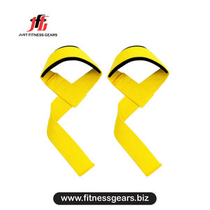 Support de poignet réglable avec fermeture auto-agrippante antidérapant pour musculation et entraînement de force unisexe rouge - Product Image 1
