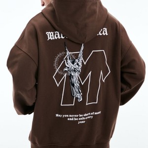 Sweat-shirt à capuche personnalisé pour homme, imprimé en relief, en coton épais de luxe, coupe oversize, style streetwear, fabricant - Product Image 4