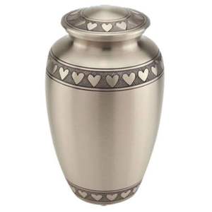 Modern Bronze Finish Modern <b>Memorial</b> <b>Keepsake</b> Urn Elegant Cremation <b>Keepsake</b> Urn For Ashes - Product Image 3