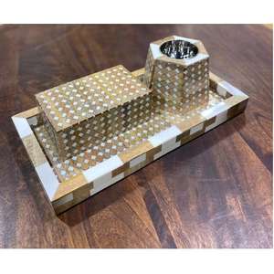 Juego de Incienso de Madera Hecho a Mano con Bandeja y Caja, Caligrafía Árabe, Ramadán, Eid, Festivo, Mubkhar Aromático, Madkhan - Product Image 4