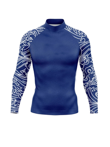 Maillot de bain à manches longues pour homme, protection UV, séchage rapide, extensible, vêtements de plage, vêtements de sport - Product Image 3