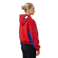 Sweat-shirt à capuche Spider-Man en polaire respirant, sweat-shirt graphique Marvel Superhero, veste de cosplay, vêtements streetwear Y2K