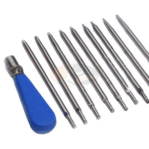 Jeu de tournevis manuels en acier inoxydable de haute qualité pour la neurochirurgie et l'orthopédie, réutilisables, avec poignée universelle, instrument chirurgical CE - Product Image 6