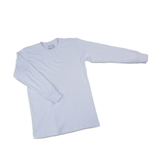 เสื้อกันหนาวผู้ชาย ระบายอากาศได้ดี เป็นมิตรกับสิ่งแวดล้อม สวมใส่สบาย 240 GSM ไม่มีปก ผ้าพื้นสีพื้น แขนยาว ผ้าถัก คอตตอนยืดหยุ่น แห้งเร็ว - Product Image 6